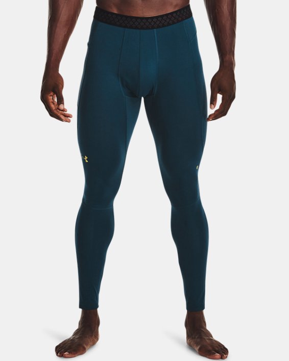 Men's UA RUSH™ ColdGear® Leggings, Blue, pdpMainDesktop image number 0